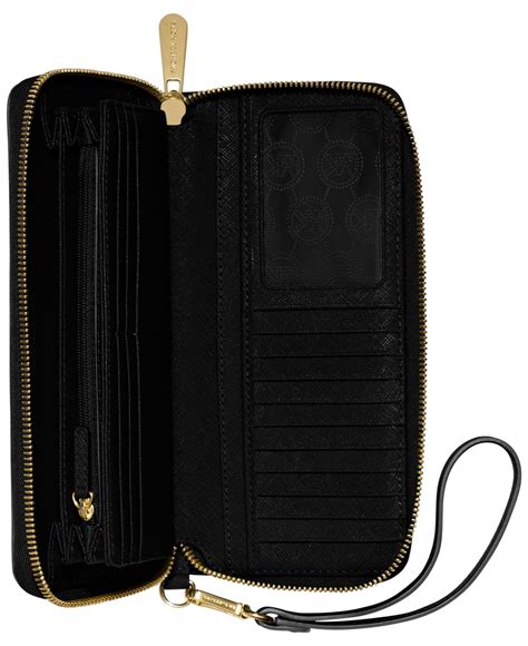 michael kors beldbörse|Jet Set Travel Metallic Logo Embossed Continental .